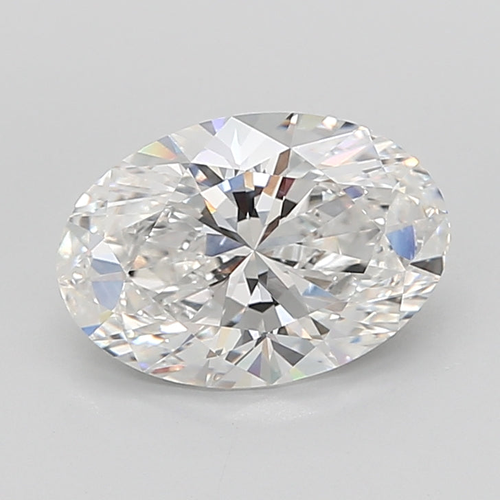4.04 Carat Oval Shaped, Ideal Cut, E Color, VVS2 Clarity, IGI Certified Lab Grown Diamond