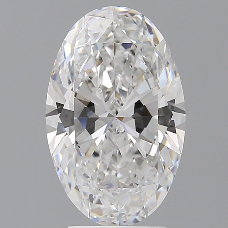 3.58 Carat Oval Shaped, Ideal Cut, E Color, VVS2 Clarity, IGI Certified Lab Grown Diamond