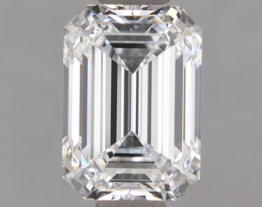 1.54 Carat Emerald Shaped, Ideal Cut, D Color, VVS1 Clarity, IGI Certified Lab Grown Diamond