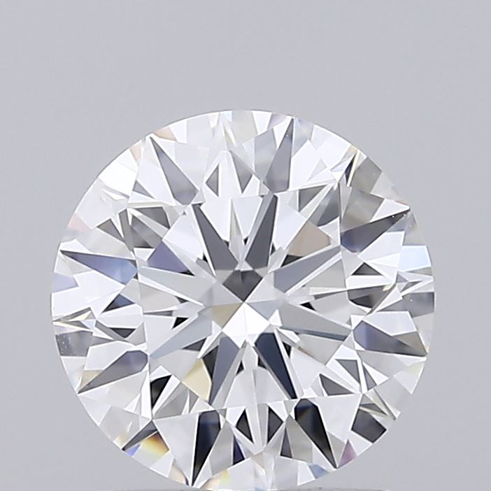 1.58 Carat Round Shaped, Ideal Cut, D Color, VS2 Clarity, IGI Certified Lab Grown Diamond