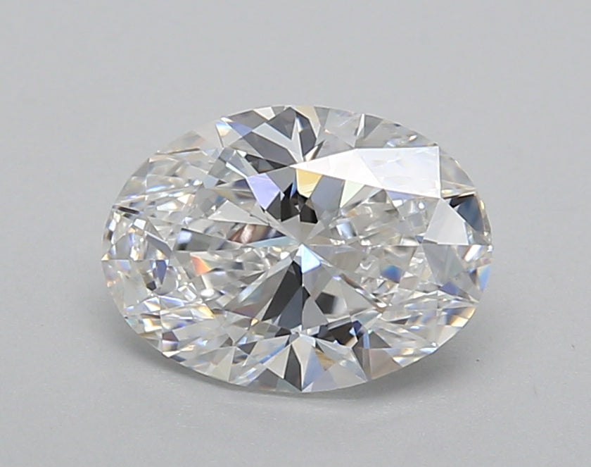 1.37 Carat Oval Shaped, Excellent Cut, D Color, VVS2 Clarity, IGI Certified Lab Grown Diamond