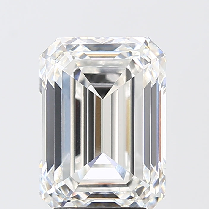 4.07 Carat Emerald Shaped, Ideal Cut, E Color, VS1 Clarity, IGI Certified Lab Grown Diamond