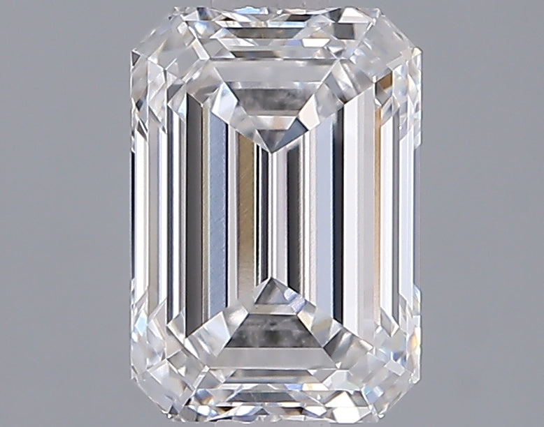 2.03 Carat Emerald Shaped, Ideal Cut, E Color, VVS1 Clarity, IGI Certified Lab Grown Diamond