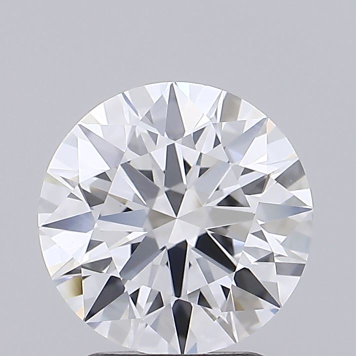 1.57 Carat Round Shaped, Ideal Cut, D Color, VVS2 Clarity, IGI Certified Lab Grown Diamond