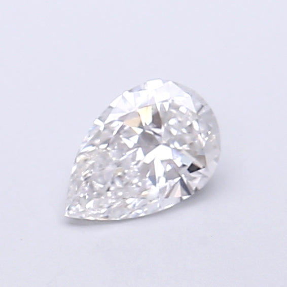 0.39 Carat Pear Shaped, Very Good Cut, D Color, VVS2 Clarity, IGI Certified Lab Grown Diamond