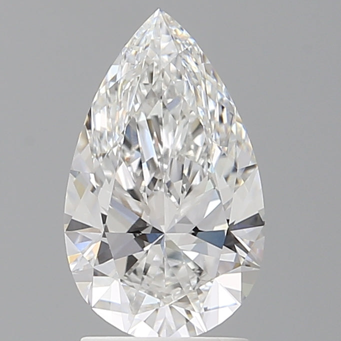 2.09 Carat Pear Shaped, Ideal Cut, E Color, VVS2 Clarity, IGI Certified Lab Grown Diamond