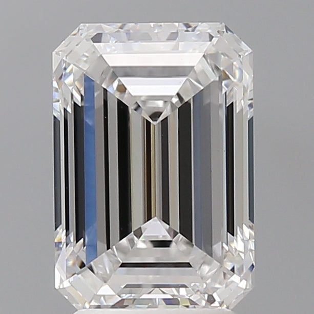 3.03 Carat Emerald Shaped, Excellent Cut, F Color, VVS2 Clarity, IGI Certified Lab Grown Diamond