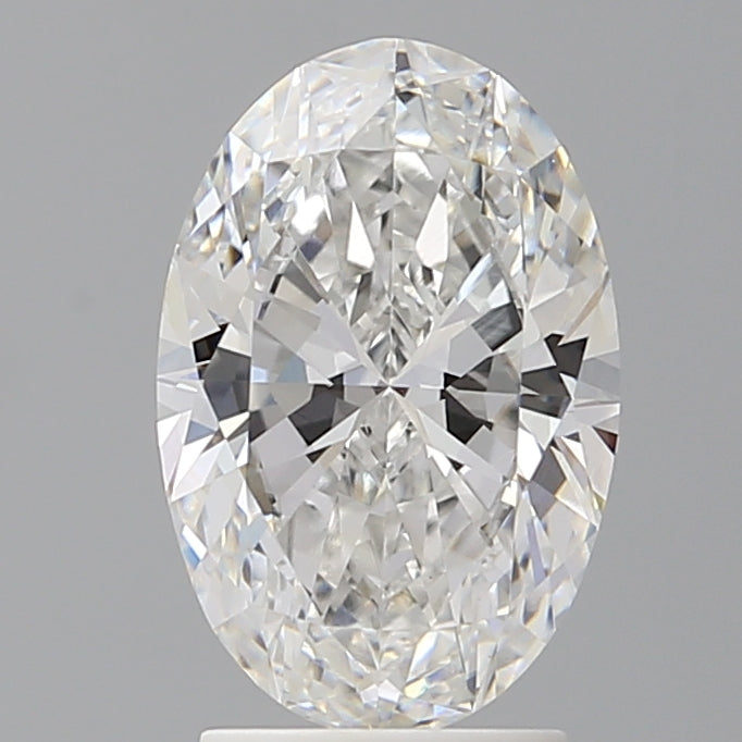 2.60 Carat Oval Shaped, Ideal Cut, F Color, VVS2 Clarity, IGI Certified Lab Grown Diamond
