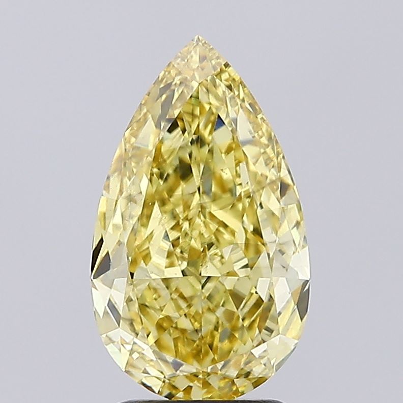 2.59 Carat Pear Shaped, Excellent Cut, VS2 Clarity, IGI Certified Lab Grown Diamond