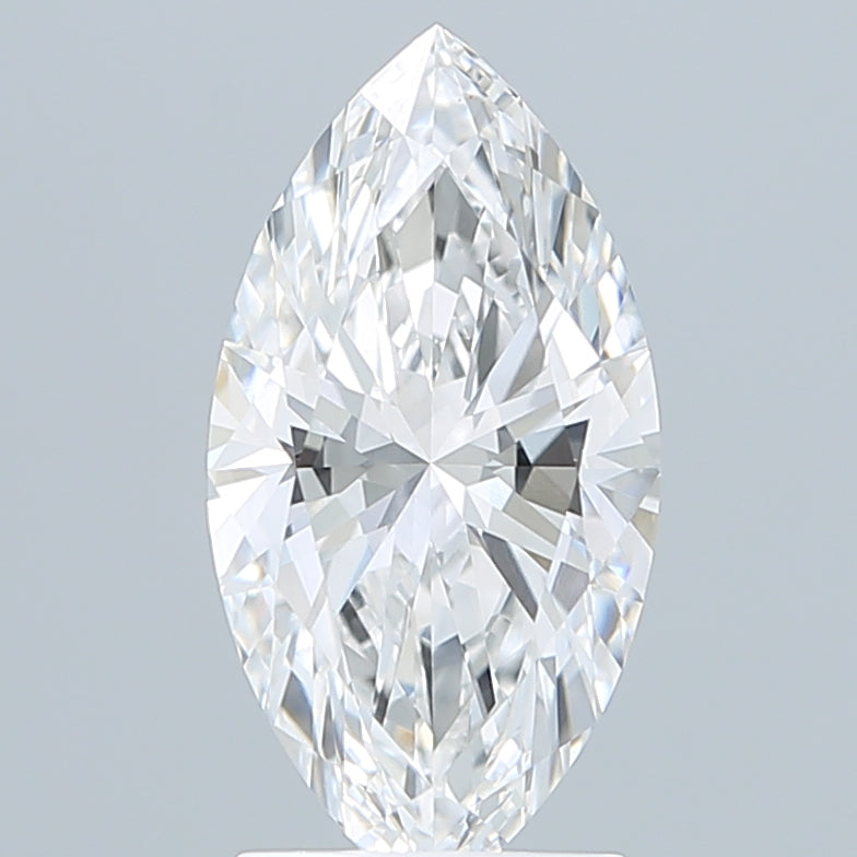 2.10 Carat Marquise Shaped, Ideal Cut, D Color, VVS2 Clarity, IGI Certified Lab Grown Diamond