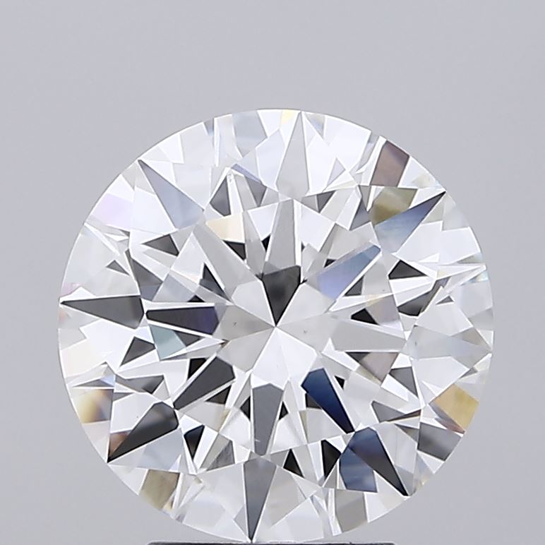 4.02 Carat Round Shaped, Ideal Cut, E Color, VS1 Clarity, IGI Certified Lab Grown Diamond