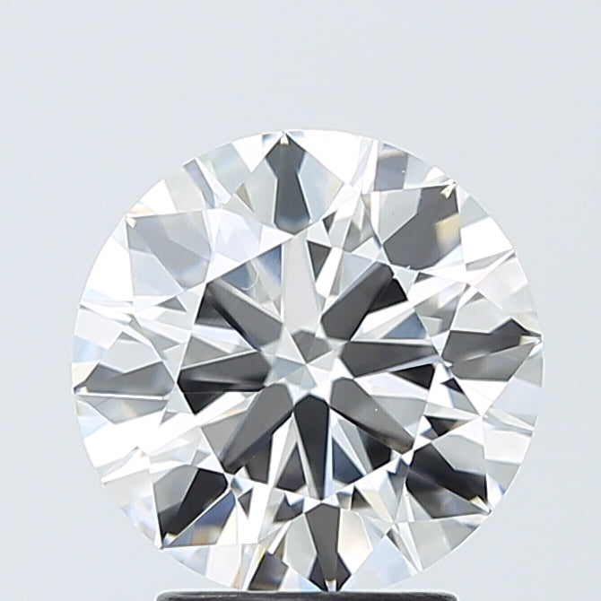 3.00 Carat Round Shaped, Excellent Cut, F Color, VVS2 Clarity, IGI Certified Lab Grown Diamond