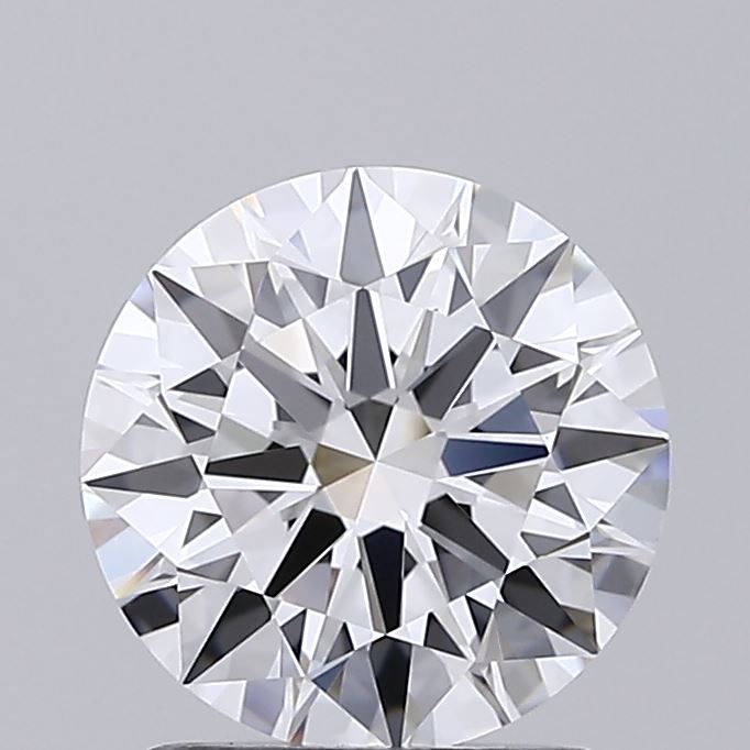 1.57 Carat Round Shaped, Ideal Cut, D Color, VS1 Clarity, IGI Certified Lab Grown Diamond