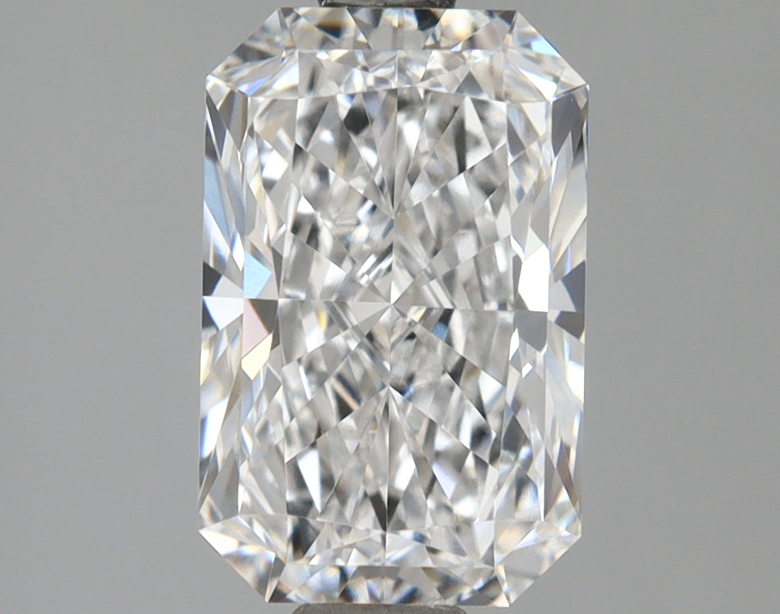 2.01 Carat Radiant Shaped, Ideal Cut, D Color, VVS1 Clarity, IGI Certified Lab Grown Diamond