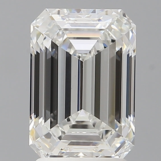 2.60 Carat Emerald Shaped, Ideal Cut, E Color, VVS2 Clarity, IGI Certified Lab Grown Diamond