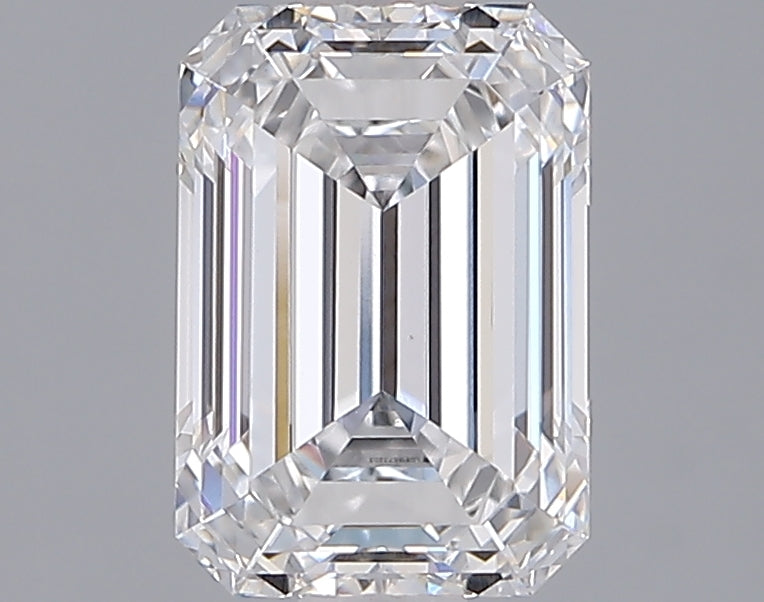 2.05 Carat Emerald Shaped, Ideal Cut, E Color, VVS2 Clarity, IGI Certified Lab Grown Diamond