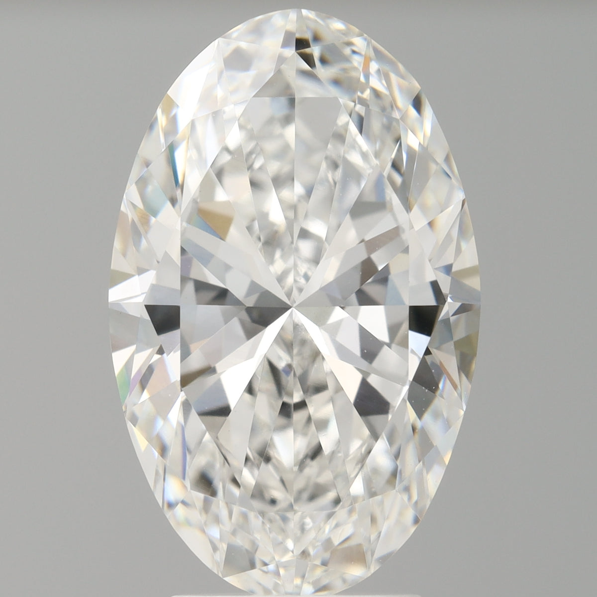 4.05 Carat Oval Shaped, Ideal Cut, E Color, VVS2 Clarity, IGI Certified Lab Grown Diamond