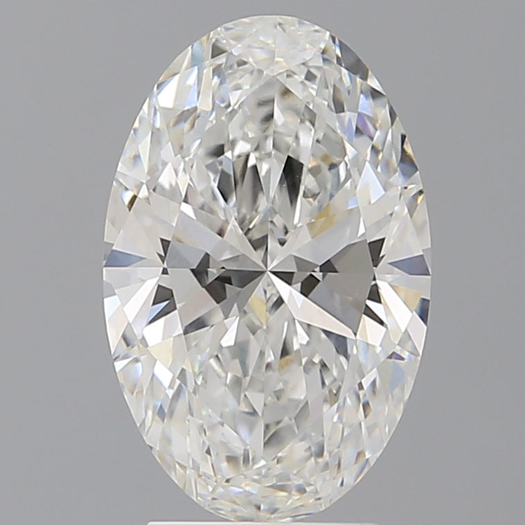 3.55 Carat Oval Shaped, Excellent Cut, E Color, VVS2 Clarity, IGI Certified Lab Grown Diamond