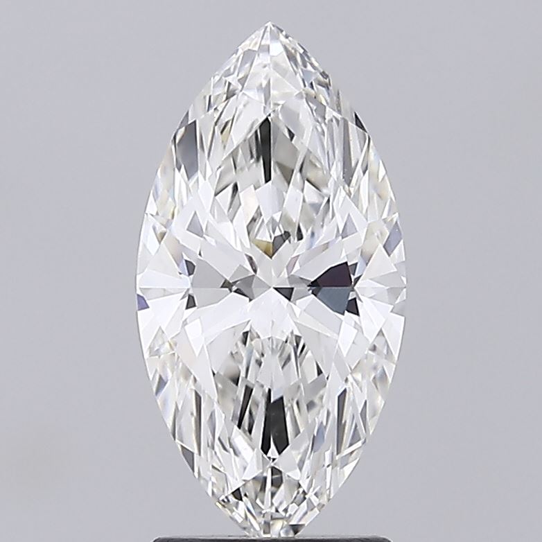 2.04 Carat Marquise Shaped, Ideal Cut, F Color, VVS1 Clarity, IGI Certified Lab Grown Diamond