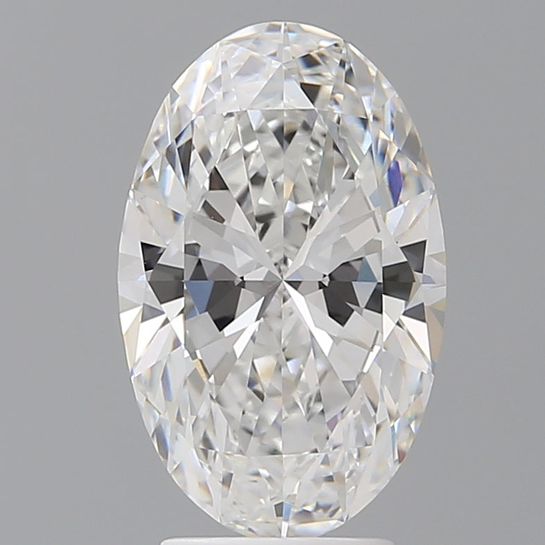 3.55 Carat Oval Shaped, Ideal Cut, E Color, VVS2 Clarity, IGI Certified Lab Grown Diamond