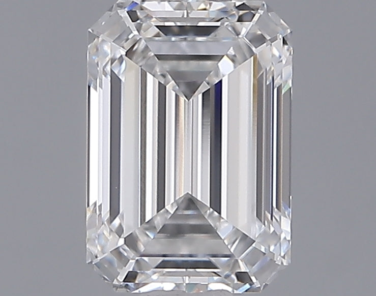 1.51 Carat Emerald Shaped, Ideal Cut, D Color, VVS1 Clarity, IGI Certified Lab Grown Diamond