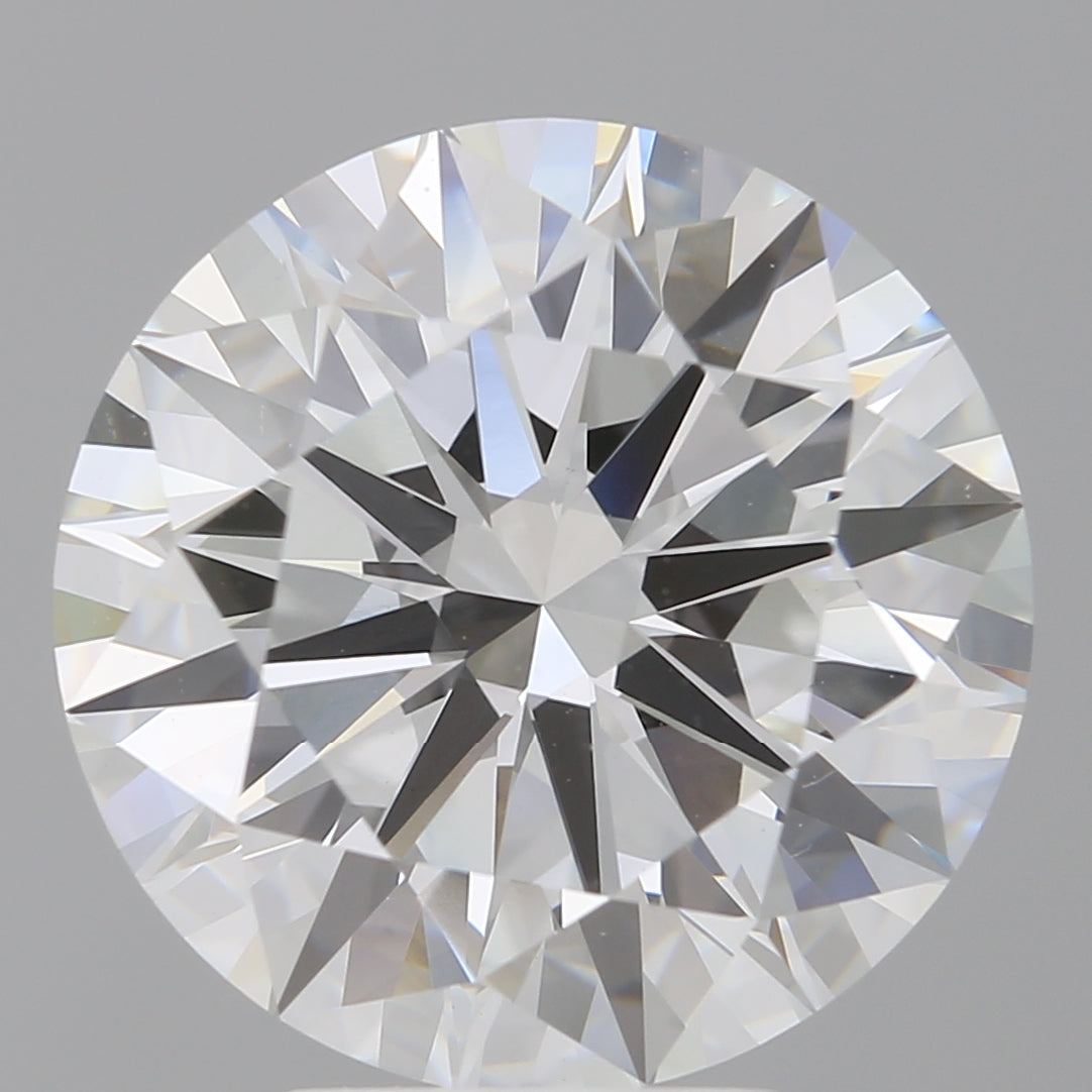 5.56 Carat Round Shaped, Ideal Cut, F Color, VVS2 Clarity, IGI Certified Lab Grown Diamond