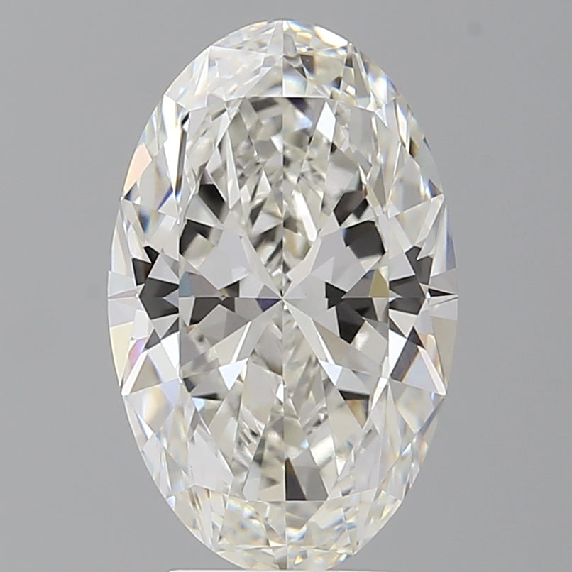 4.01 Carat Oval Shaped, Ideal Cut, G Color, VVS2 Clarity, IGI Certified Lab Grown Diamond