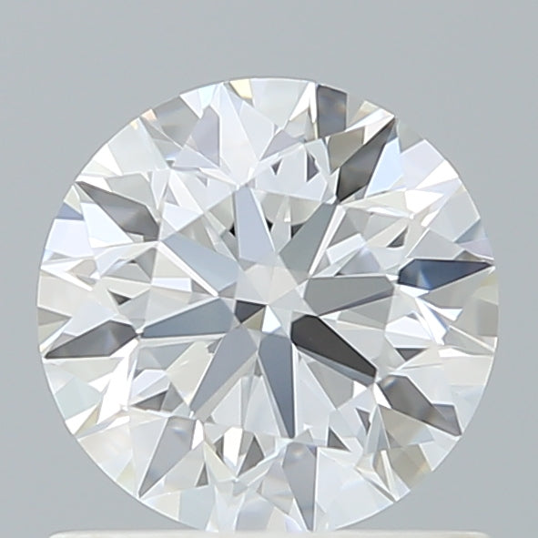 0.90 Carat Round Shaped, Excellent Cut, D Color, VVS2 Clarity, IGI Certified Lab Grown Diamond
