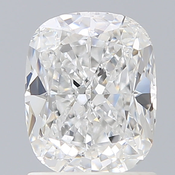 1.55 Carat Cushion Shaped, Ideal Cut, D Color, VS2 Clarity, IGI Certified Lab Grown Diamond