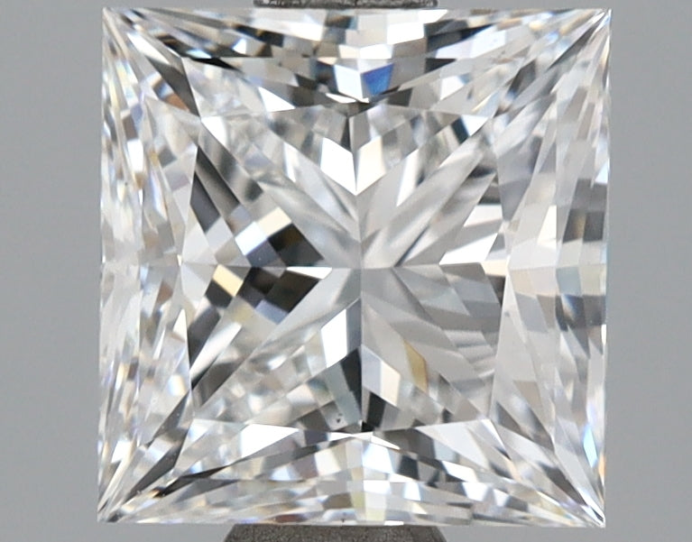 2.05 Carat Princess Shaped, Ideal Cut, D Color, VS1 Clarity, IGI Certified Lab Grown Diamond