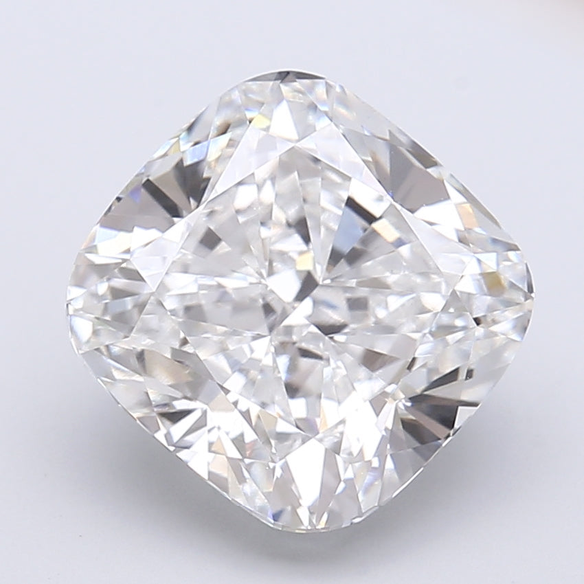 6.09 Carat Cushion Shaped, Very Good Cut, E Color, VVS2 Clarity, IGI Certified Lab Grown Diamond