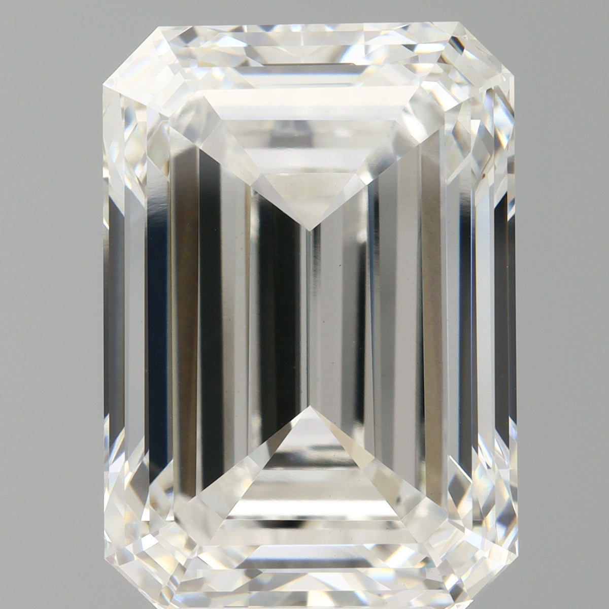 7.03 Carat Emerald Shaped, Ideal Cut, F Color, VVS2 Clarity, IGI Certified Lab Grown Diamond