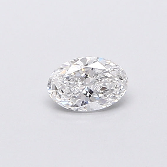 0.42 Carat Oval Shaped, Very Good Cut, D Color, VS1 Clarity, IGI Certified Lab Grown Diamond