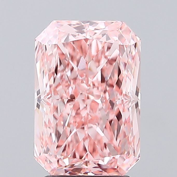 3.03 Carat Radiant Shaped, Ideal Cut, VS1 Clarity, IGI Certified Lab Grown Diamond