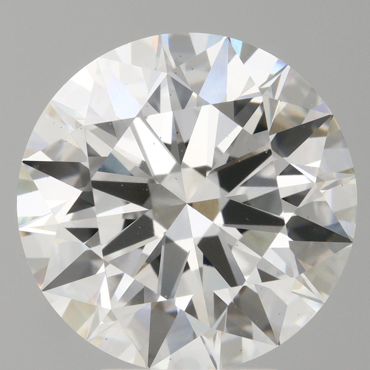 5.07 Carat Round Shaped, Ideal Cut, E Color, VS2 Clarity, IGI Certified Lab Grown Diamond