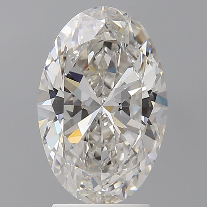 3.04 Carat Oval Shaped, Ideal Cut, F Color, VVS2 Clarity, IGI Certified Lab Grown Diamond