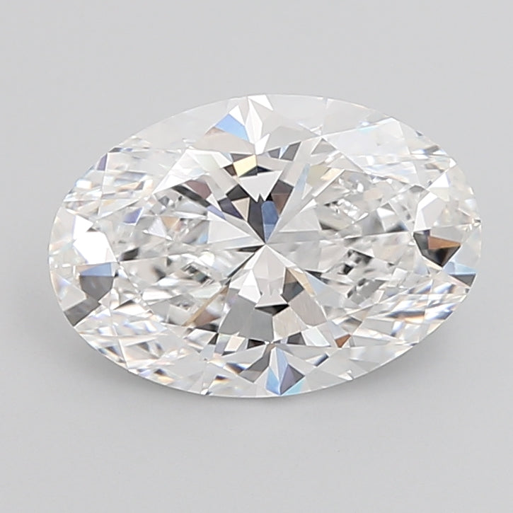 5.10 Carat Oval Shaped, Excellent Cut, E Color, VVS2 Clarity, IGI Certified Lab Grown Diamond