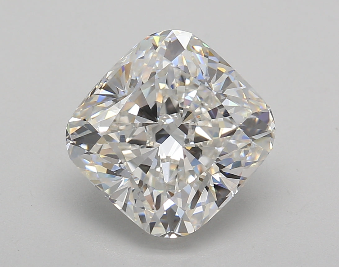 4.01 Carat Cushion Shaped, Excellent Cut, E Color, VVS2 Clarity, IGI Certified Lab Grown Diamond