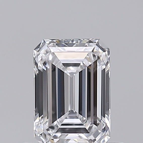 0.51 Carat Emerald Shaped, Very Good Cut, D Color, IF Clarity, IGI Certified Lab Grown Diamond