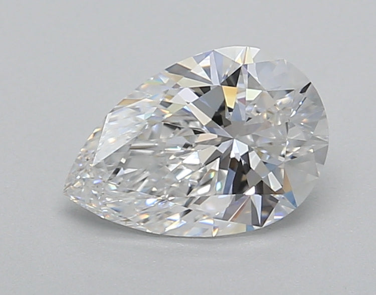 1.02 Carat Pear Shaped, Excellent Cut, D Color, VVS1 Clarity, IGI Certified Lab Grown Diamond