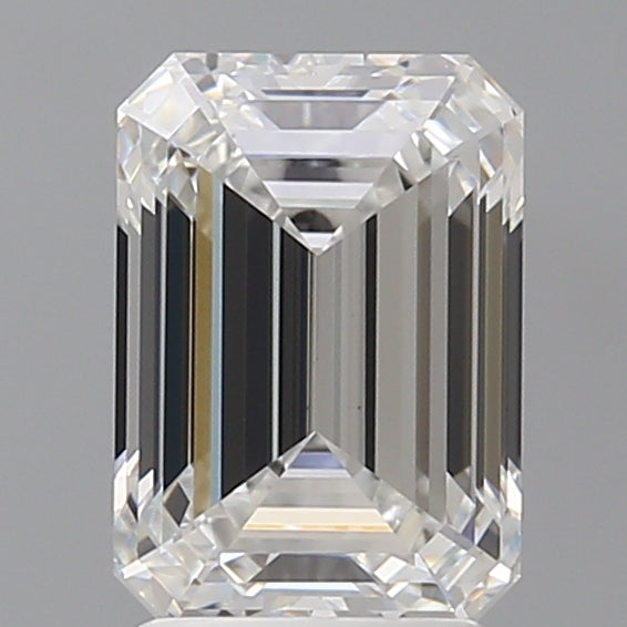 2.57 Carat Emerald Shaped, Ideal Cut, E Color, VVS2 Clarity, IGI Certified Lab Grown Diamond