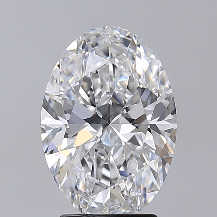 3.00 Carat Oval Shaped, Excellent Cut, D Color, VS1 Clarity, IGI Certified Lab Grown Diamond