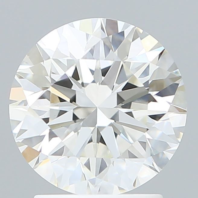 2.22 Carat Round Shaped, Excellent Cut, F Color, VVS2 Clarity, IGI Certified Lab Grown Diamond