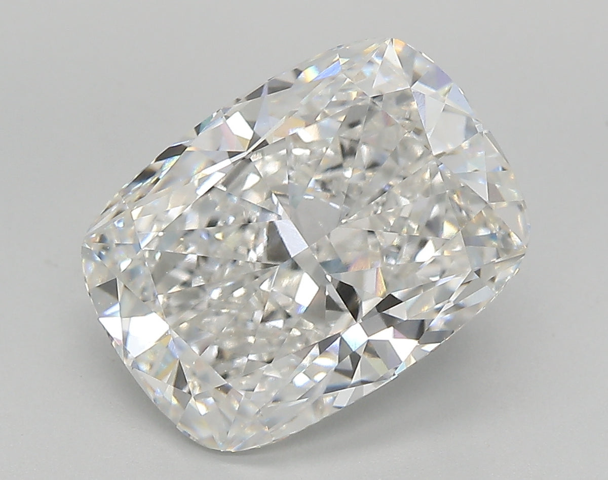 5.10 Carat Cushion Shaped, Very Good Cut, E Color, VVS2 Clarity, IGI Certified Lab Grown Diamond
