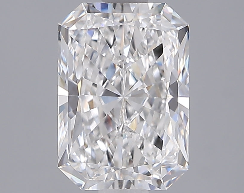2.05 Carat Radiant Shaped, Ideal Cut, E Color, VS1 Clarity, IGI Certified Lab Grown Diamond