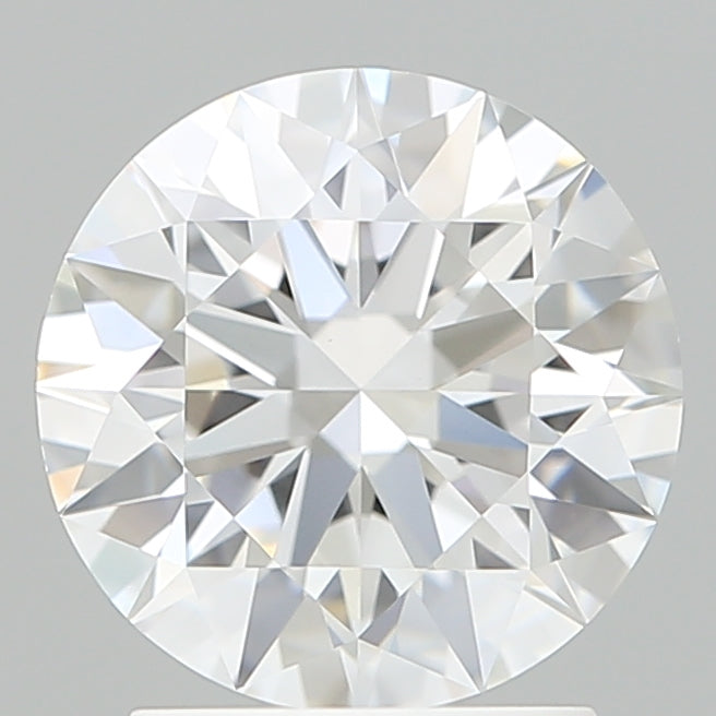 2.10 Carat Round Shaped, Ideal Cut, E Color, VVS2 Clarity, IGI Certified Lab Grown Diamond