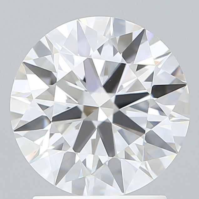 1.96 Carat Round Shaped, Ideal Cut, D Color, VVS2 Clarity, IGI Certified Lab Grown Diamond