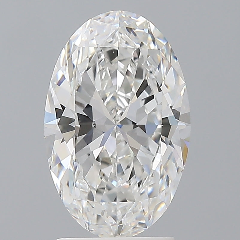 2.57 Carat Oval Shaped, Ideal Cut, E Color, VVS2 Clarity, IGI Certified Lab Grown Diamond