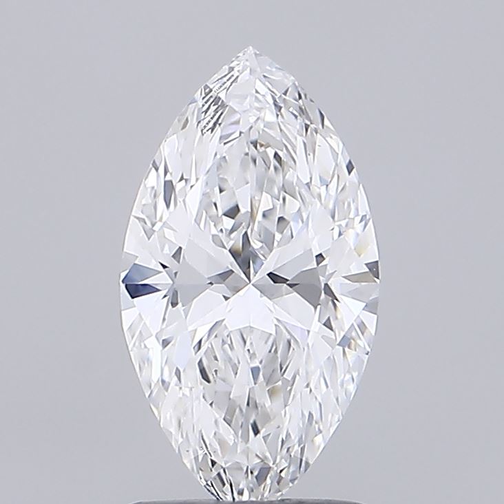 1.55 Carat Marquise Shaped, Ideal Cut, D Color, VS1 Clarity, IGI Certified Lab Grown Diamond