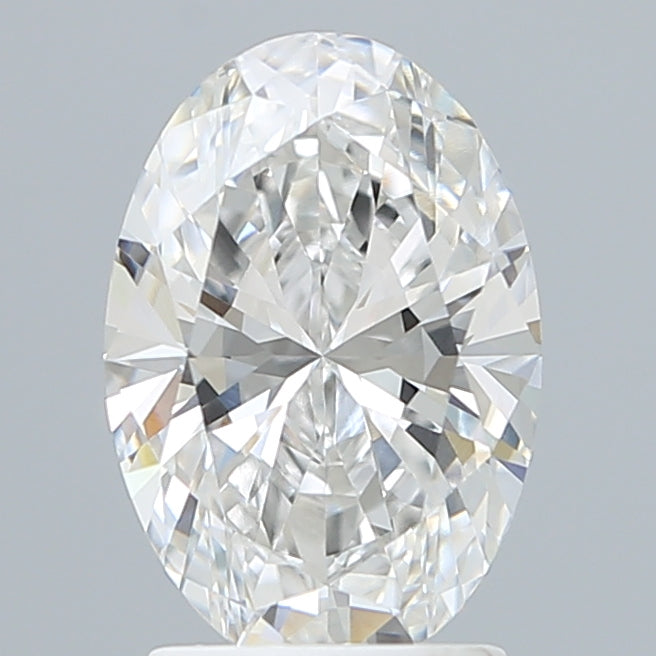 2.12 Carat Oval Shaped, Ideal Cut, E Color, VVS1 Clarity, IGI Certified Lab Grown Diamond